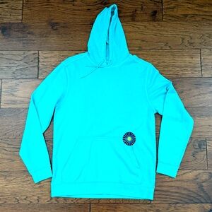 Hurley Men's Size Large Naturals Lightweight Terry Pullover Hoodie Harbor Green